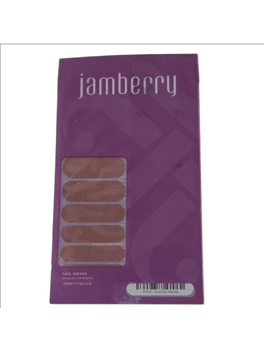 Jamberry Sparkling Marsala Nail Wraps